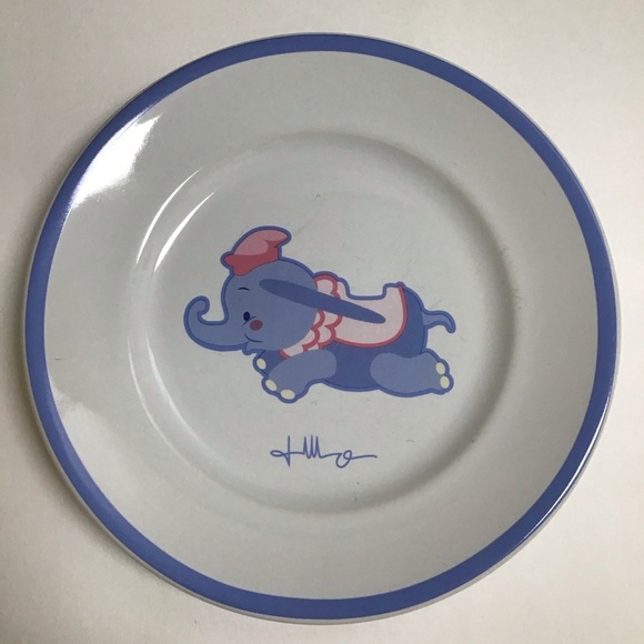 Disney Jerrod Mayurama Dessert Plates SET OF 3 Cinderella Castle Dumbo Jose’ 7” - Picture 3 of 15